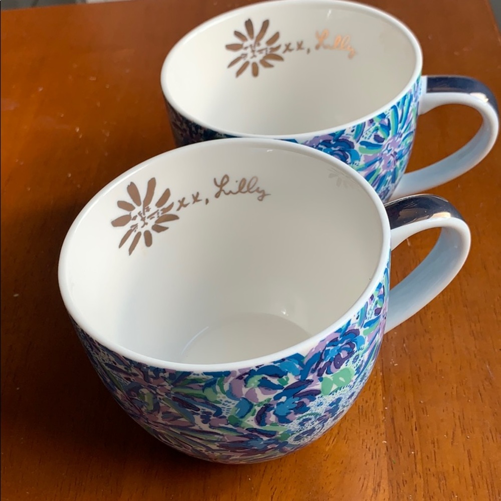 Lilly Pulitzer ceramic mugs (set of 2)
